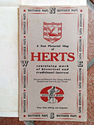 1950-Wayfarer-Pictorial-Map-of-Herts-Hertfordshire-by-Leo-Vernon-009