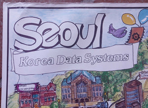 1991-Seoul-Pictorial-Map-Korea-Data-Systems-by-Two-Trees-Tech-Technology-Poster-001