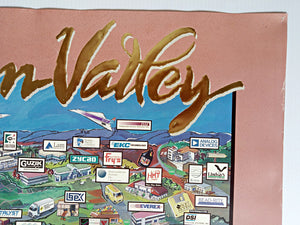1992-sony-silicon-valley-pictorial-map-calendar-technology-tech-poster-001