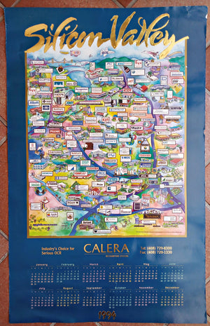1994-calera-silicon-valley-pictorial-map-calendar-technology-tech-poster
