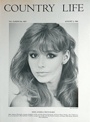 Miss Andrea Pritchard Country Life Magazine Portrait August 2, 1984 Vol. CLXXVI No. 4537