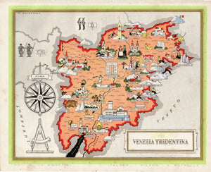 c1941-Venezia-Tridentina-Italy-Pictorial-Map-De-Agostini-Nicouline-Vsevolod-Petrovic
