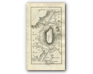 1778 Taylor & Skinner Antique Ireland Road Map 59/60 Ballyconnell Bawnboy Belcoo Manorhamilton Lurganboy Sligo Swanlinbar Blacklion Leitrim