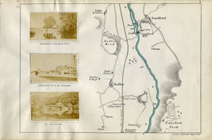 1873 Henry Taunt Antique Map, The River Thames, Little London, Sandford-on-Thames, Radley, Nuneham Courtenay, Oxfordshire