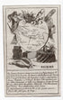 c.1836 Somme France antique card map showing Amiens by Bourrut-Le Meri, 3rd edition