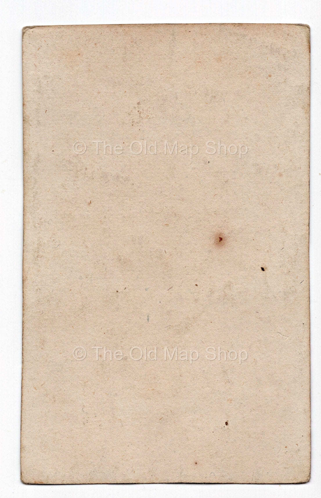 Reverse of c.1819 Pas-de-Calais France antique card map by Bourrut-Le Meri