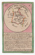 Hand-coloured c.1819 Ardennes France antique card map by Bourrut-Le Meri, rare first edition
