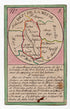 Hand-coloured c.1819 Meuse France antique card map by Bourrut-Le Meri, rare first edition
