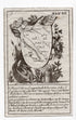 c.1836 Meuse France antique card map showing Verdun by Bourrut-Le Meri, 3rd edition