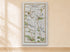 1783 Taylor & Skinner Ardee, Carrickmacross, Ballybay and Monaghan, Louth Ireland road map displayed on a light cream wall. The map covers Counties Monaghan and Louth.