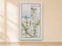 1783 Taylor & Skinner Coleraine, Portrush, Dungiven, Garvagh and Macosquin Ireland road map displayed on a light cream wall.
