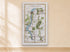 1783 Taylor & Skinner Londonderry, Letterkenny, Raphoe, Lifford and St Johnston, Donegal Ireland road map displayed on a light cream wall. The map covers Counties Londonderry and Donegal.