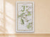 1783 Taylor & Skinner Maghera, Magherafelt, Tobermore, Desertmartin and Ballynascreen Ireland road map displayed on a light cream wall.