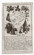 c.1836 Doubs France antique card map showing Besancon by Bourrut-Le Meri, 3rd edition