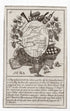 c.1836 Jura France antique card map showing Lons-le-Saunier by Bourrut-Le Meri, 3rd edition