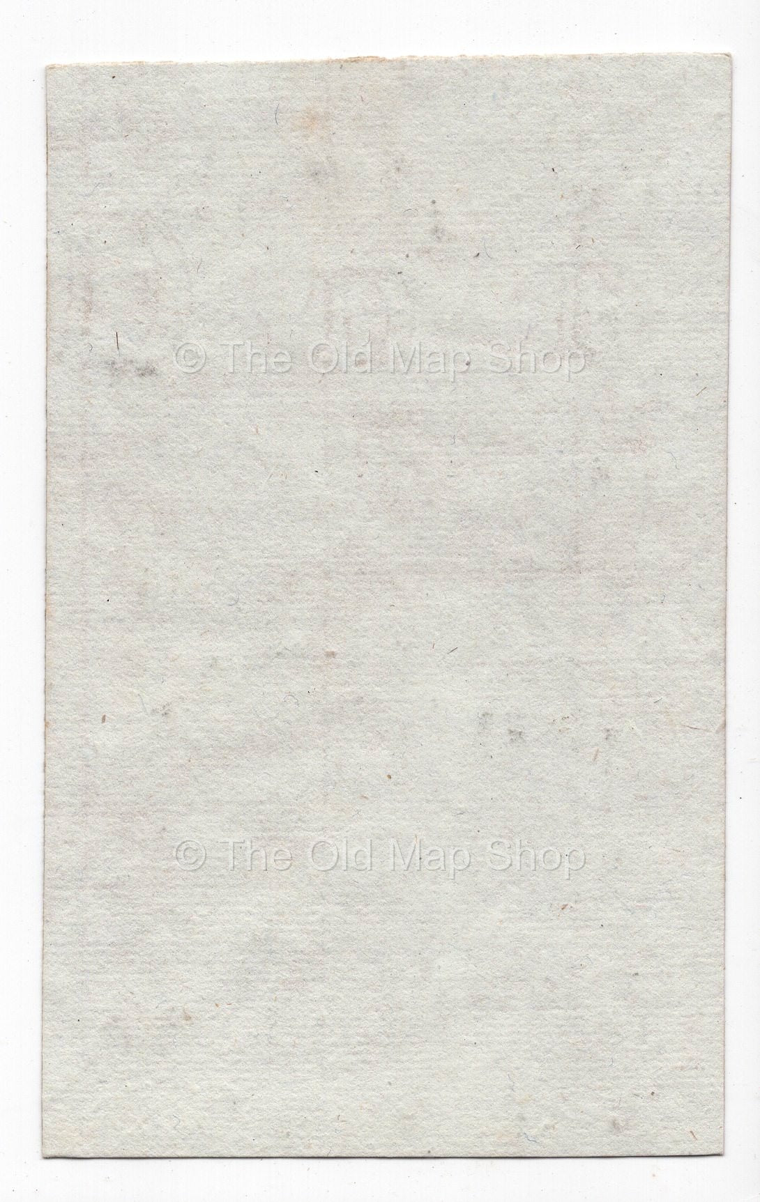 Reverse of c.1836 Côte-d'Or France antique card map by Bourrut-Le Meri