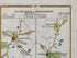 Upper detail of 1783 Taylor & Skinner Map 38 showing Carrickmacross, Ballybay and Tullycorbet Church in County Monaghan. The wider map also covers County Louth.