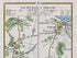 Upper detail of 1783 Taylor & Skinner Map 20 showing Clogh, Ballycastle, Glenarm and the Newtown Glens road