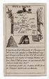 c.1836 Puy-de-Dôme France antique card map showing Issoire & Riom by Bourrut-Le Meri, 3rd edition