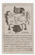 c.1836 Haute-Loire France antique card map showing Le Puy & Brioude by Bourrut-Le Meri, 3rd edition