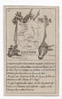 c.1836 Lozère France antique card map showing Mende by Bourrut-Le Meri, 3rd edition