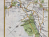 Middle detail of 1783 Taylor & Skinner Map 35 showing Ballygawley, Port Pleasant and the River Tyrone in County Tyrone.