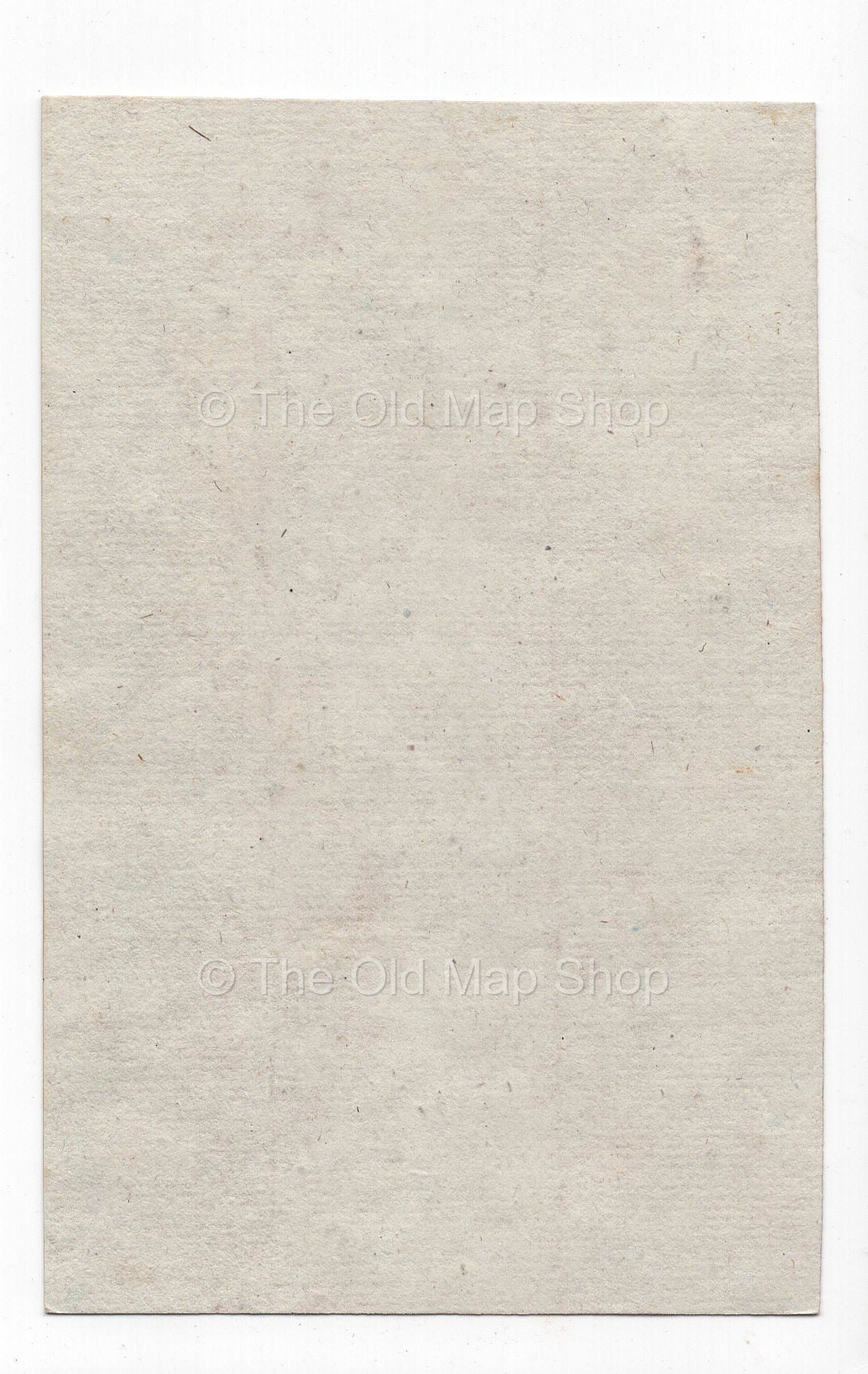 Reverse of c.1836 Lot France antique card map by Bourrut-Le Meri