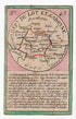 Hand-coloured c.1819 Lot-et-Garonne France antique card map by Bourrut-Le Meri, rare first edition