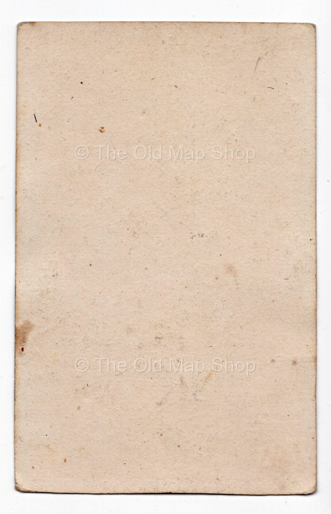 Reverse of c.1819 Tarn-et-Garonne France antique card map by Bourrut-Le Meri