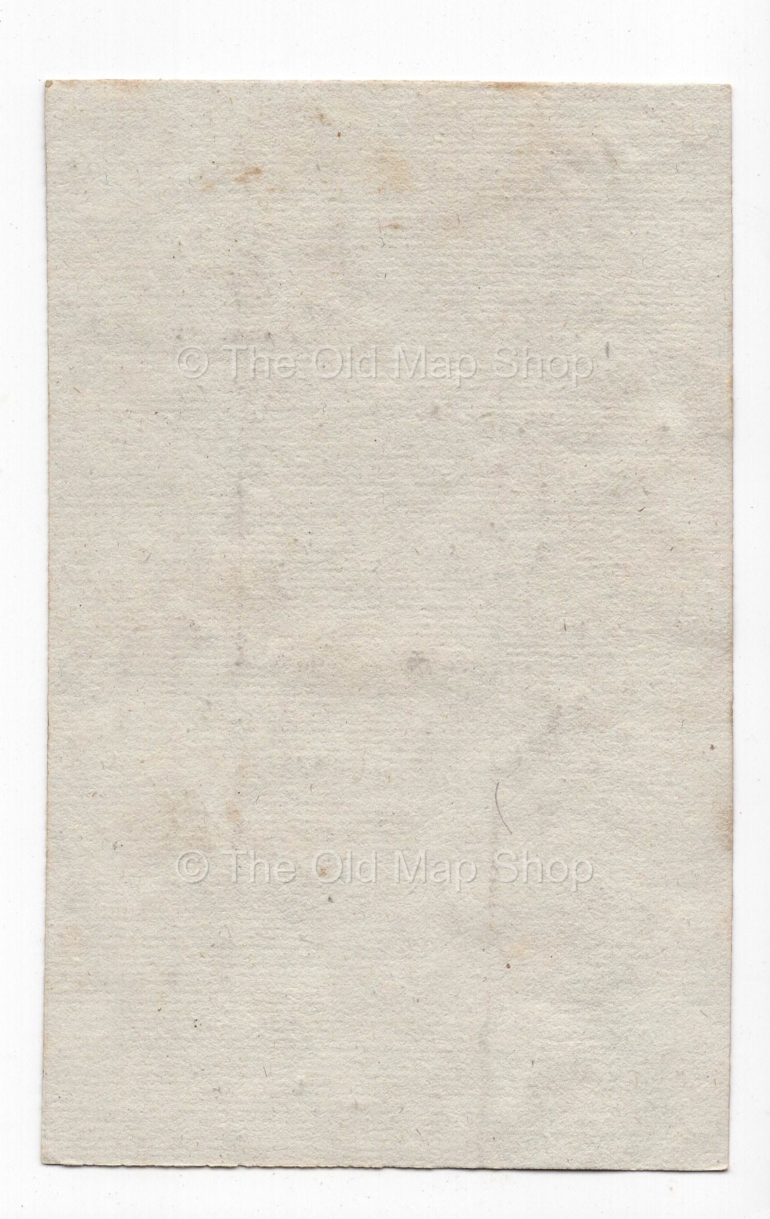 Reverse of c.1836 Tarn-et-Garonne France antique card map by Bourrut-Le Meri
