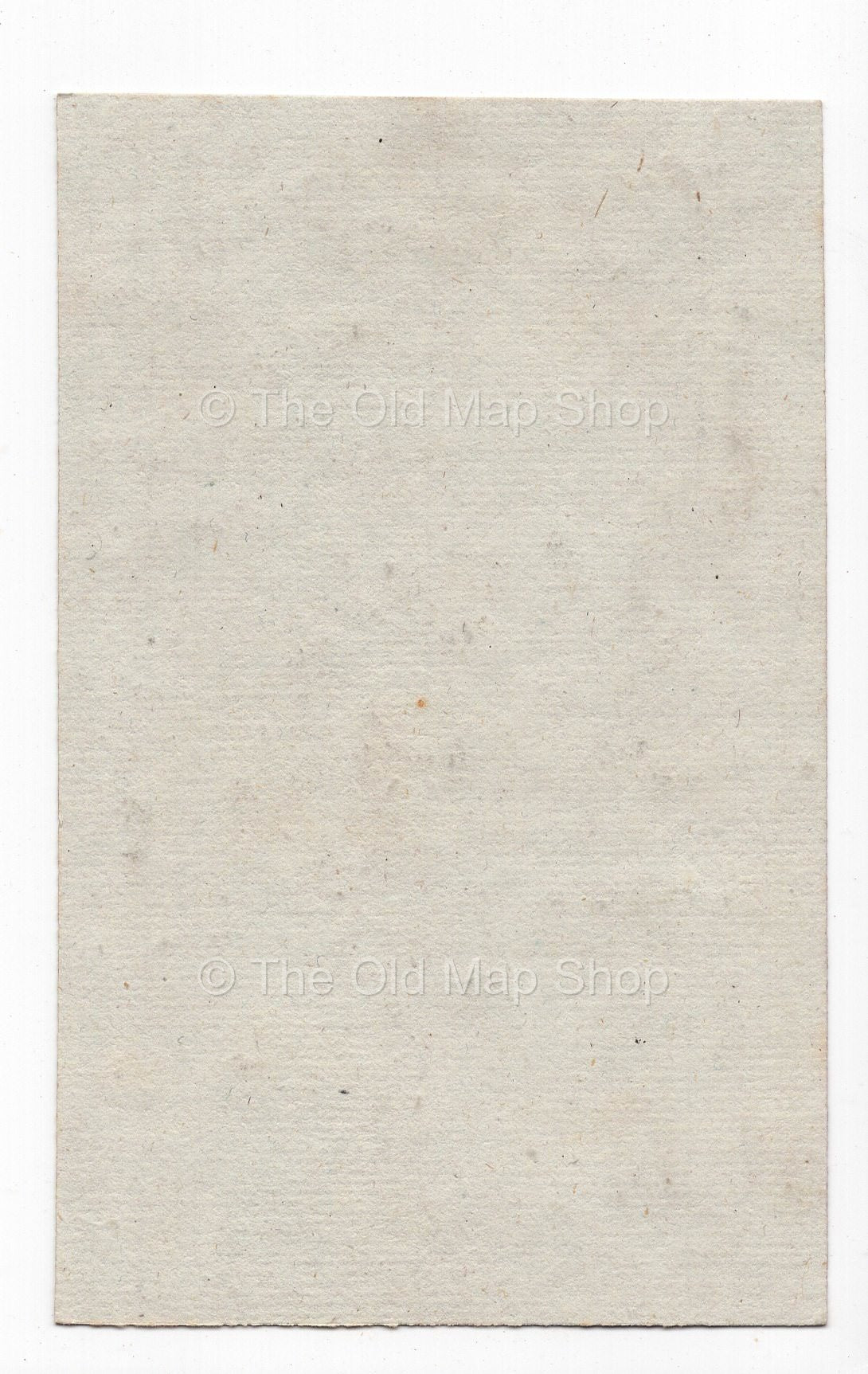 Reverse of c.1836 Hautes-Pyrénées France antique card map by Bourrut-Le Meri
