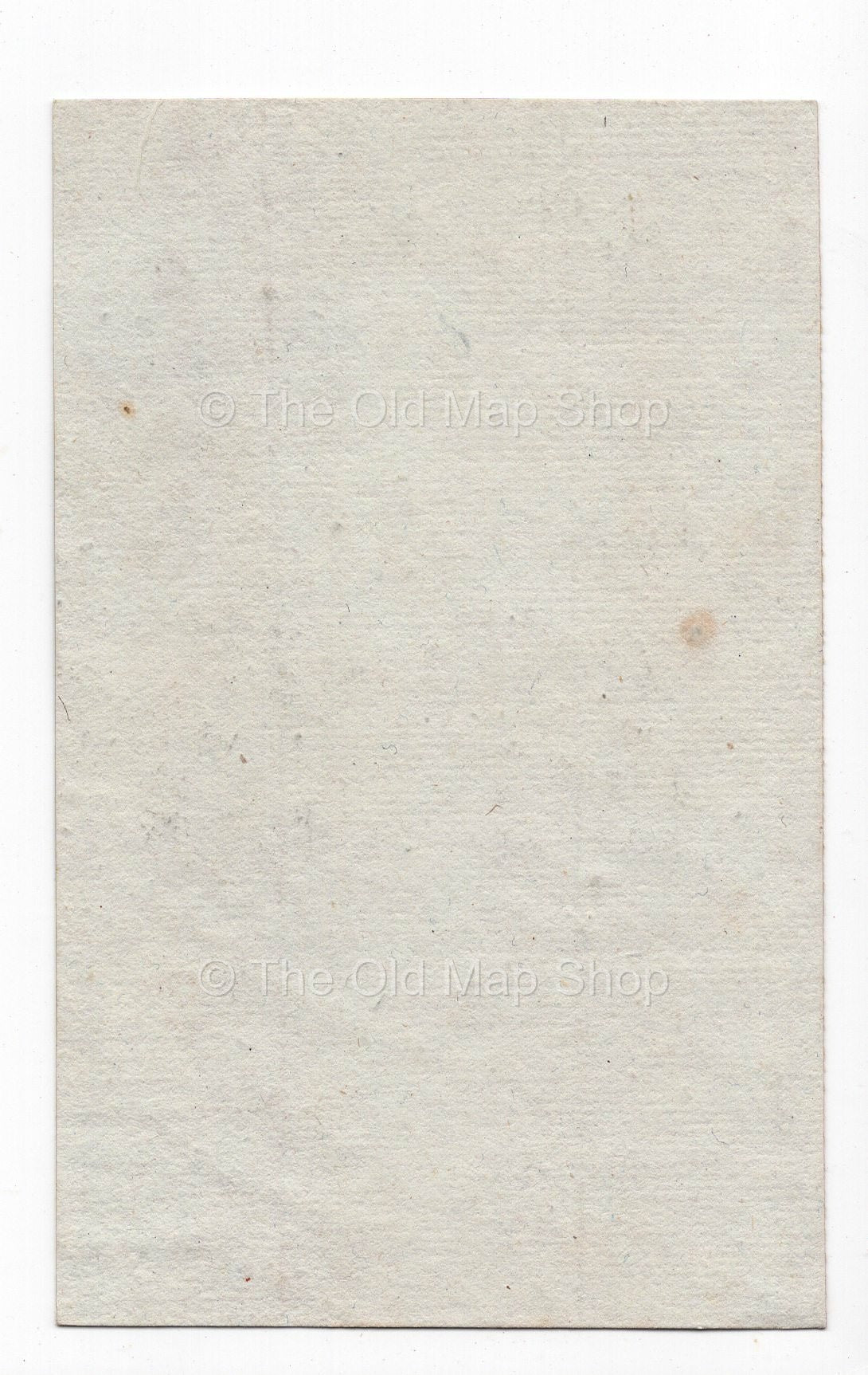 Reverse of c.1836 Côtes-du-Nord (Côtes-d'Armor) France antique card map by Bourrut-Le Meri