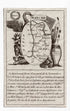 c.1836 Manche France antique card map by Bourrut-Le Meri, 3rd edition