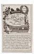 c.1836 Orne France antique card map showing Argentan & Alencon by Bourrut-Le Meri, 3rd edition