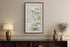 1783 Taylor & Skinner Dublin, Slane, Ardee, Duleek and Drogheda Ireland road map displayed above a console table. The map covers Counties Dublin, Meath and Louth.