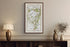 1783 Taylor & Skinner Newry and Markethill Ireland road map displayed above a console table.