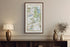 1783 Taylor & Skinner Stewartstown and Portadown Ireland road map displayed above a console table.