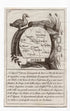 c.1836 Indre France antique card map showing Chateauroux by Bourrut-Le Meri, 3rd edition