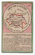 Hand-coloured c.1819 Allier France antique card map by Bourrut-Le Meri, rare first edition