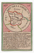 Hand-coloured c.1819 Nievre France antique card map by Bourrut-Le Meri, rare first edition