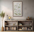 1783 Taylor & Skinner Ardee, Carrickmacross, Ballybay and Monaghan Ireland road map displayed above a bookshelf. The map covers Counties Monaghan and Louth.