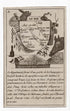 c.1836 Aube France antique card map showing Troyes by Bourrut-Le Meri, 3rd edition