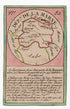 Hand-coloured c.1819 Marne France antique card map by Bourrut-Le Meri, rare first edition