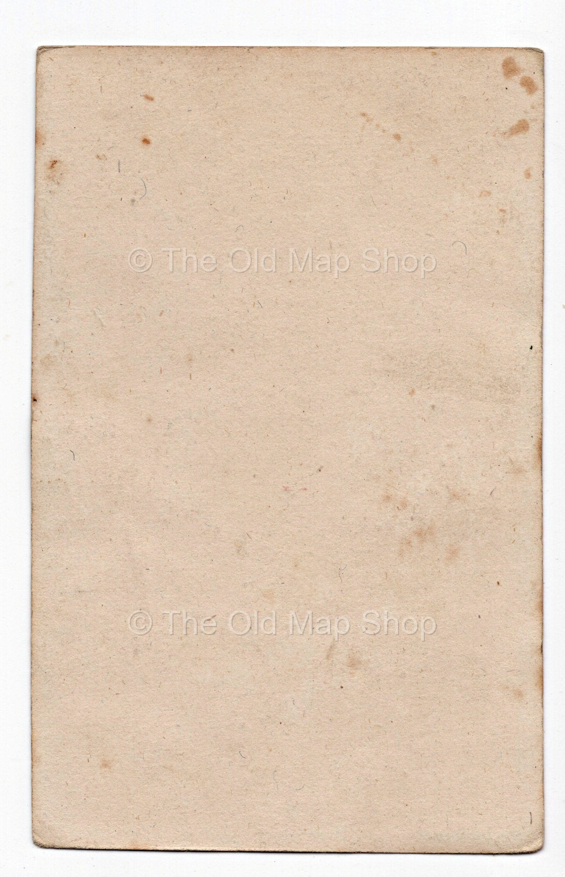 Reverse of c.1819 Marne France antique card map by Bourrut-Le Meri