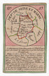 Hand-coloured c.1819 Seine-et-Marne France antique card map by Bourrut-Le Meri, rare first edition
