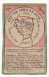 Hand-coloured c.1819 Seine-et-Oise France antique card map by Bourrut-Le Meri, rare first edition