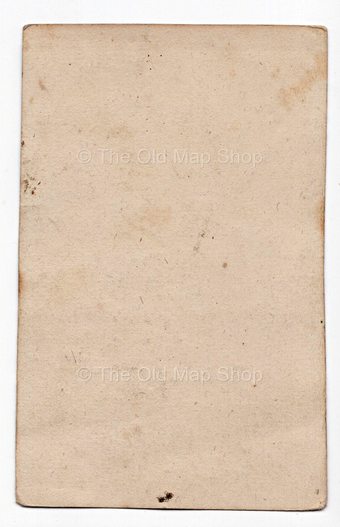 Reverse of c.1819 Seine-et-Oise France antique card map by Bourrut-Le Meri