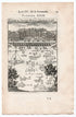 1702 Manesson Mallet, Entrance of Chateau Neve de St Germain en Laye, Paris, France, Antique Print. Plate XXIII