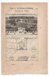 1702 Manesson Mallet, Garden View Palace of Versailles Paris, Antique Print