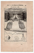 1702 Manesson Mallet, Gardens Palace of Versailles Antique Print